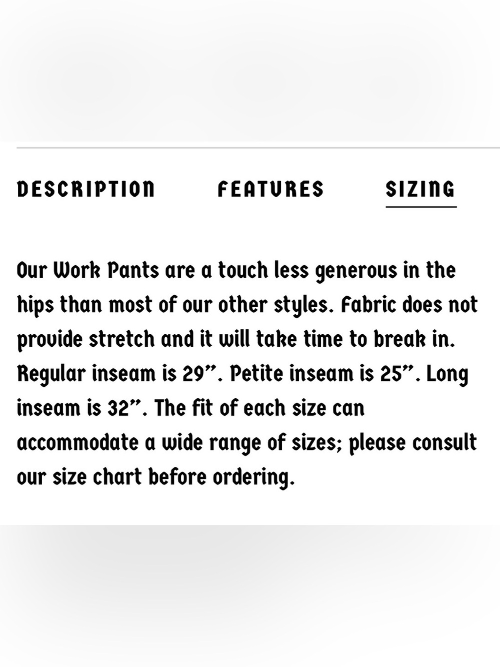 Big Bud Press Black Work Pants - Picture 10 of 12